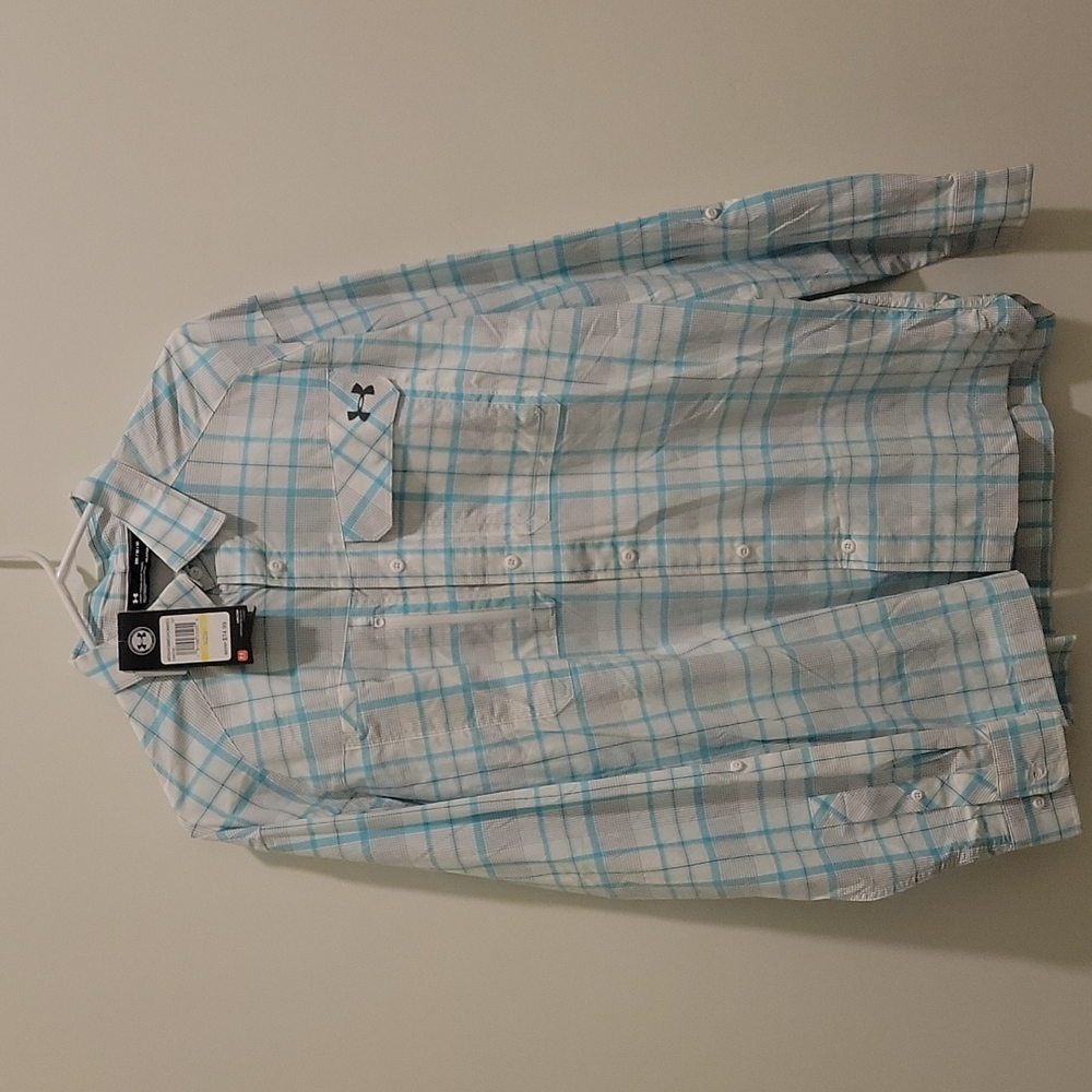 Brand New Under Armor UV Protection Button Down Shirt